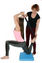 Ashwa Sanchalanasana or the Equestrian pose Royalty Free Stock Photo