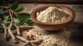 Ashwagandha superfood powder and root