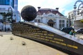 The Asia-Africa Globe Monument. Prepared to enliven the 60th Anniversary of KAA in Bandung in April 2015.