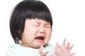 Asia baby girl crying Royalty Free Stock Photo