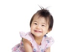 Asia baby girl smile Royalty Free Stock Photo