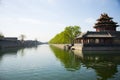 In Asia, Beijing, China, historic building, the Imperial Palace, turret