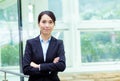 Asia businesswoman at outdoor