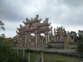 Asia Central Vietnam Hue City of Ghosts An Bang Graveyard Tomb China Ceramic Porcelain Mosaic Decoration