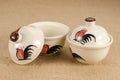 Asia ceramic bowl Royalty Free Stock Photo