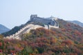 Asia China, Beijing, badaling national forest park, the red leaves, the Great Wall