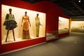 Asia China, Beijing, capital museum, indoor showroom, Modern women`s clothing