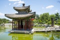 Asia China, Beijing, Grand View Garden, landscape architecture, Qin Fang Pavilion Bridge Royalty Free Stock Photo