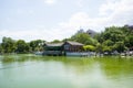 Asia China, Beijing, Grand View Garden,Scenic garden, lake, waterside Royalty Free Stock Photo