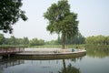 Asia China, Beijing, Haidian Park, Viewing platform