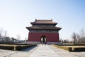 Asia China, Beijing, Ming Dynasty Tombs,Red Door