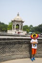 Asia China, Beijing, Old Summer Palace yellow array Royalty Free Stock Photo