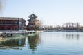 Asia China, Beijing, Shichahai, early spring scenery