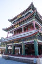 Asia China, Beijing, the Summer Palace, classical architecture, Heart and garden theater building Royalty Free Stock Photo