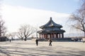 Asia China, Beijing, the Summer Palace, eight square Pavilion Royalty Free Stock Photo