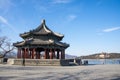 Asia China, Beijing, the Summer Palace, eight square Pavilion Royalty Free Stock Photo