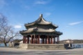 Asia China, Beijing, the Summer Palace, eight square Pavilion Royalty Free Stock Photo