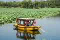 Asia China, Beijing, the Summer Palace, lake scene, a cruise ship Royalty Free Stock Photo