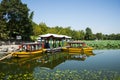 Asia China, Beijing, the Summer Palace, lake scene, a cruise ship Royalty Free Stock Photo