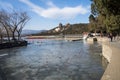 Asia China, Beijing, the Summer Palace, Winter, the lake scenery Royalty Free Stock Photo