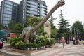 Asia China, Beijing, Taoranting Park Park, dinosaur show