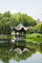 Asia China, Beijing, Taoranting Park, pavilion, summer landscape