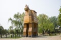 Asia China, Beijing, the world park, miniature landscape, Troy horse,