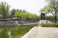 Asia China, Beijing, the world park, Suspension bridge