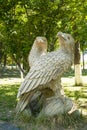 Asia China, Beijing, Yang Shan Park, landscape sculpture, eagle