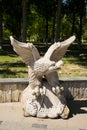 Asia China, Beijing, Yang Shan Park, landscape sculpture,eagle