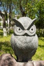 Asia China, Beijing, Yang Shan Park, landscape sculpture,owl