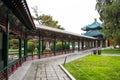 Asia China, Beijing, Zhongshan Park, Landscape architecture, Pavilion, Gallery Royalty Free Stock Photo