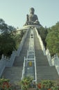 ASIA CHINA HONGKONG BIG BUDDHA Royalty Free Stock Photo