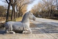 Asia China, stone carving, horse