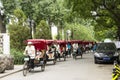 Asia Chinese, Beijing, Shichahai scenic,Rickshaw