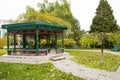 Asia Chinese, Beijing, Zhongshan Park,wooden pavilion