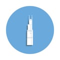 Asia famous buildinig icon in badge style. One of Bulding collection icon can be used for UI, UX