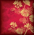 Asia Floral Background