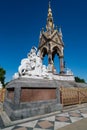 Asia Group of Statues at Albert Memorial in London, England Royalty Free Stock Photo