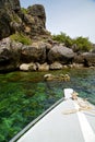 asia in the kho phangan isles bay rocks south china green