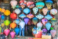 Asia lanterns in small shop
