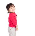 Asia little girl smile Royalty Free Stock Photo