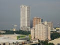 Asia Mall with many buildings in Manila, Philippines