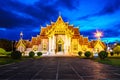 Asia,The Marble Temple ( Wat Benchamabophit ), Bangkok, Thailand