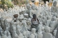 ASIA MYANMAR MANDALAY MARBLE BUDDHA FACTORY