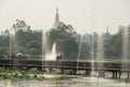 ASIA MYANMAR YANGON KANDAWGYI LAKE PARK