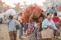 ASIA MYANMAR YANGON MARKET FOOD FEGETABLE Royalty Free Stock Photo