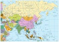 Asia political map