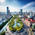 Asia's Prosperous Financial Center in China