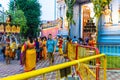 Asia/Singapore - Feb 8 2020 : Hindu festival of Thaipusam is celebrated on the full moon day in the Tamil month of Thai. It`s a Royalty Free Stock Photo